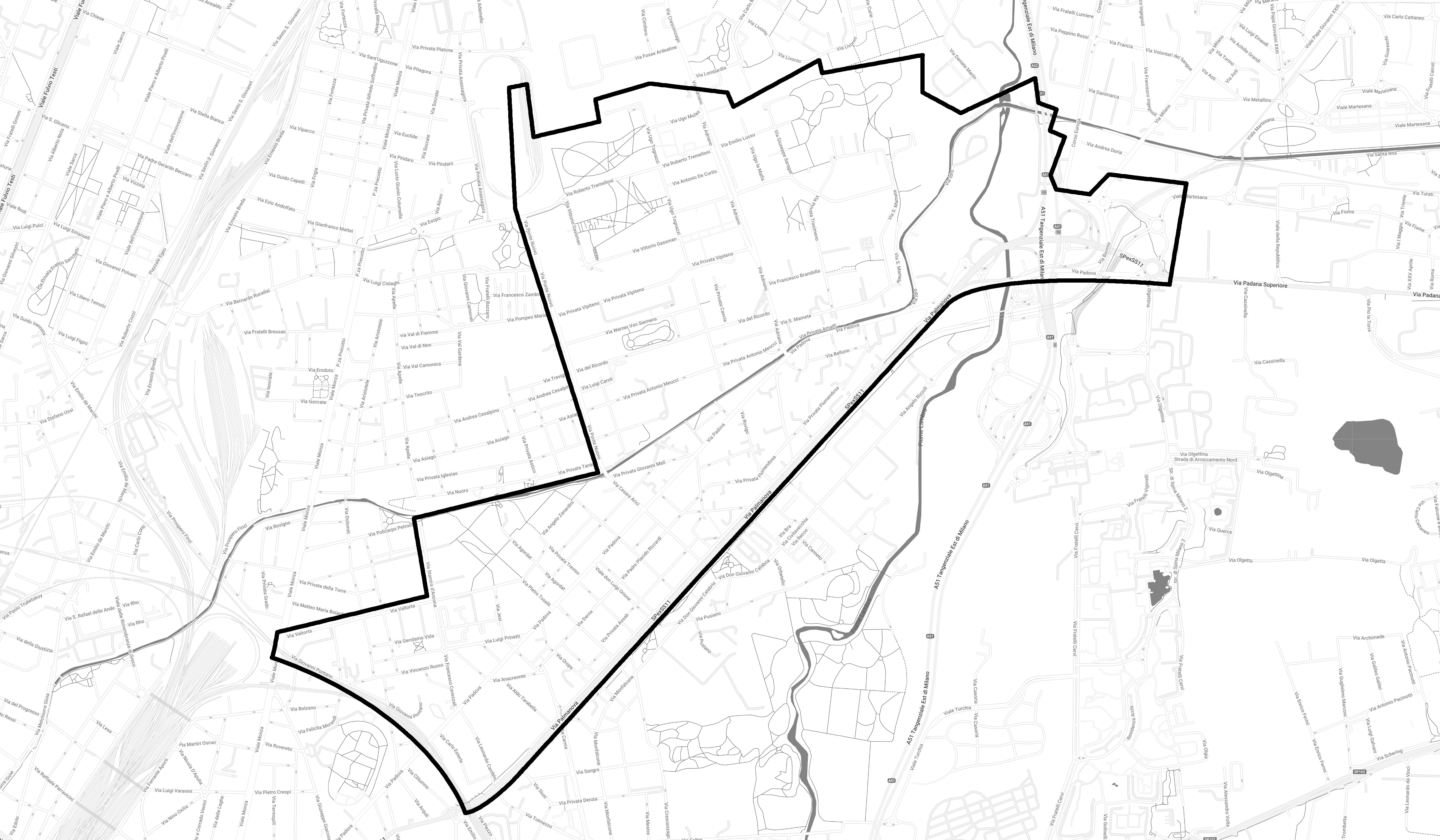 Zona Padova - Palmanova