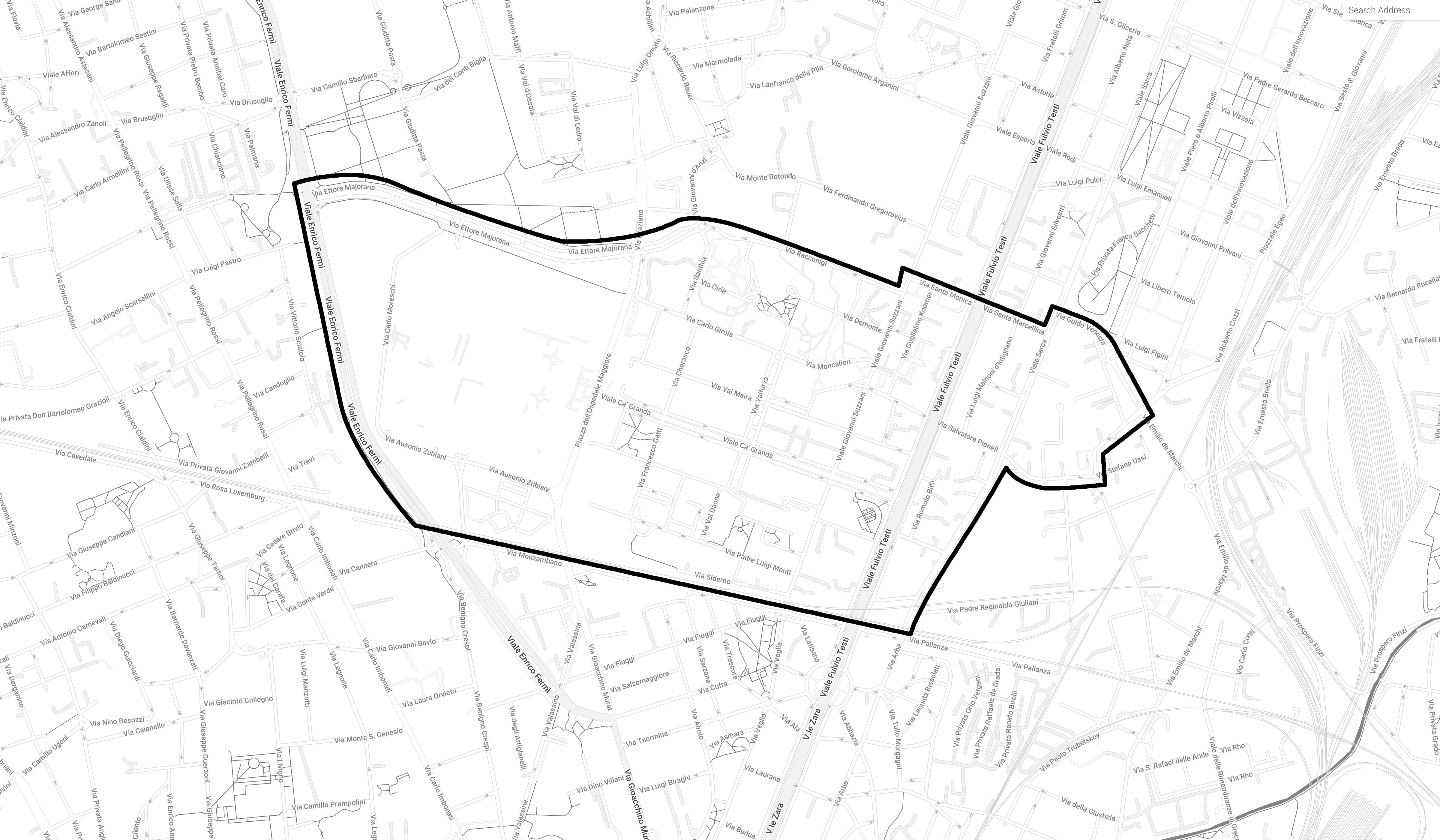 Zona Fulvio Testi - Cà Granda